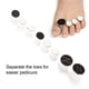 thumbnail image 4 of Separador de dedos de los pies, 8 piezas Herramienta de separación de dedos reutilizable lavable Cuidado de la pedicura Separador de dedos de silicona para u?as para enderezar dedos superpuestos(2#) Ecomeon  no, 4 of 6