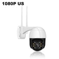 thumbnail image 3 of WiFi 2.4GHz Cámara al aire libre inalámbrica HD Seguridad de la videocámara de seguridad 65 grados Vista nocturna Ajustable Video de video grabador de leva con micrófono 1080p US Inevent AF000240-02B, 3 of 7