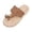 sandals 10#Khaki, variant on Womens Sandals Jute Textured Toe Sandals for Comfortable Slip On Beach Flat Footwear Daily Wear Shoes Casual Summer
