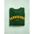 thumbnail image 3 of Hawkins 1983 Golden Yellow Sweatshirt Men -Smartprints Designs, Male XX-Large, 3 of 4