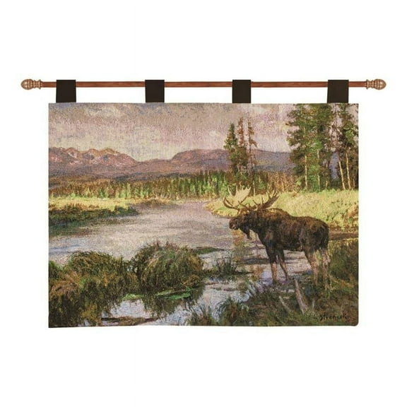 Manual Morning Light Polecat Creek Tapestry Wall Hanging Decor, 36-inch Height, Home Decoration