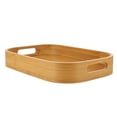 thumbnail image 3 of 1Pc Bamboo Tray Practical Food Serving Tray Household Snack Dessert Storage Tray, 3 of 6
