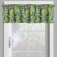 thumbnail image 2 of Ambesonne Lemur Window Valance, Exotic Jungle Monkey Graphic, 54" X 18", Fern Green Dark Grey, 2 of 5