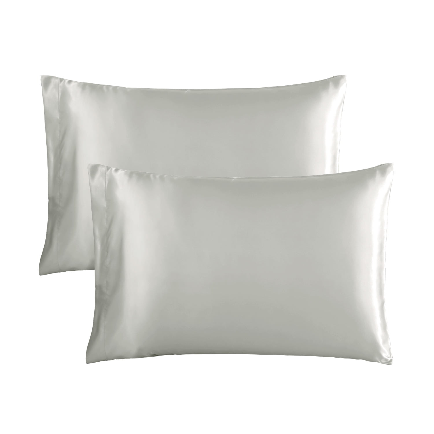 JML Silky Soft Satin Pillowcases Queen Set of 2,Wrinkle, Fade, Stain