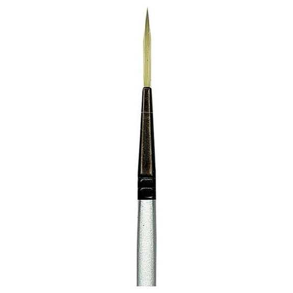 Dynasty Black Silver Brush Long Liner Size 0