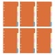 thumbnail image 1 of EeaseMX 30 recambios de hojas sueltas de colores duraderos para cuadernos de bolsillo (colores surtidos), 1 of 7