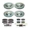 thumbnail image 2 of PowerStop Front and Rear Z23 Evolution Sport Carbon-Fiber Ceramic Brake Pad and Drilled & Slotted Rotor Kit Fits: TOYOTA Select Models K8736, 2 of 7