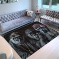 thumbnail image 1 of Monkey Rug & Home Decor-Cool Gorilla Black Area Rugs-Animal Monkey Rug Carpet Durable & Non-Slip Modern Rugs for Living Room Bedroom Man Cave Decorative-E88QJ, 1 of 7
