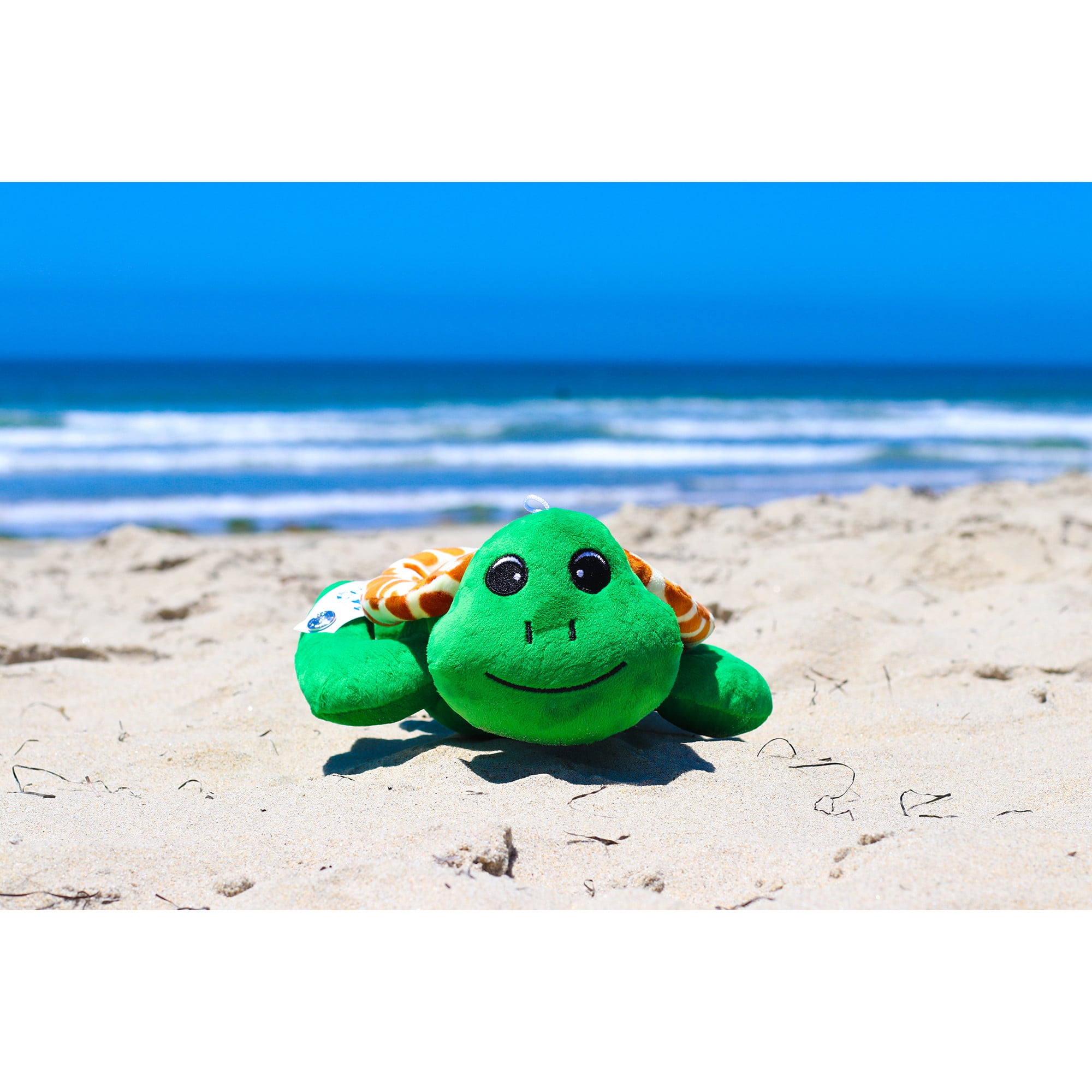 Shelly The Sea Turtle 12" Stuffed Plush Toy w/ Authentic Animal Sounds, for Kids Babies & Toddlers