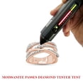 thumbnail image 7 of 1/2 Ct Round Cut Lab Created Moissanite Diamond Bypass Criscross Engagement Ring 14k Rose Gold Over Sterling Silver(G-H Color,VVS1 Clarity,0.50 Cttw)-4.5, 7 of 7