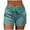 Army Green, variant on Hvot&aat Women's Summer Solid Color Fashionable Drawstring Pocket Sports Shorts Soft Sweat Shorts High Waisted Lounge Shorts