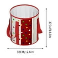 thumbnail image 3 of SIYTUAU Foldable Foot Soaking Bucket Without Lid Red Pvc Material 32X32X37Cm Portable Tub For Home And Travel Use Foot Soaking Bucket Red, 3 of 5