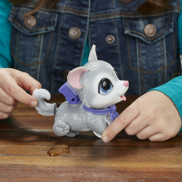 furReal Peealots Lil Wags Husky Includes Leash Handle
