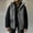 Black, variant on DAFPZW Womens Puffer Vest Sleeveless Casual Loose Winter Warm Lightweight Stand Collar Down Plaid Print Jacket Coats