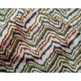 thumbnail image 4 of oneOone Silk Tabby Fabric Chevron Flame Stitch Print Fabric By Yard 42 Inch Wide, 4 of 4