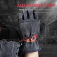 thumbnail image 4 of Guantes de trabajo YESWELDER de piel para hombre o mujer negro-gris M, 4 of 8
