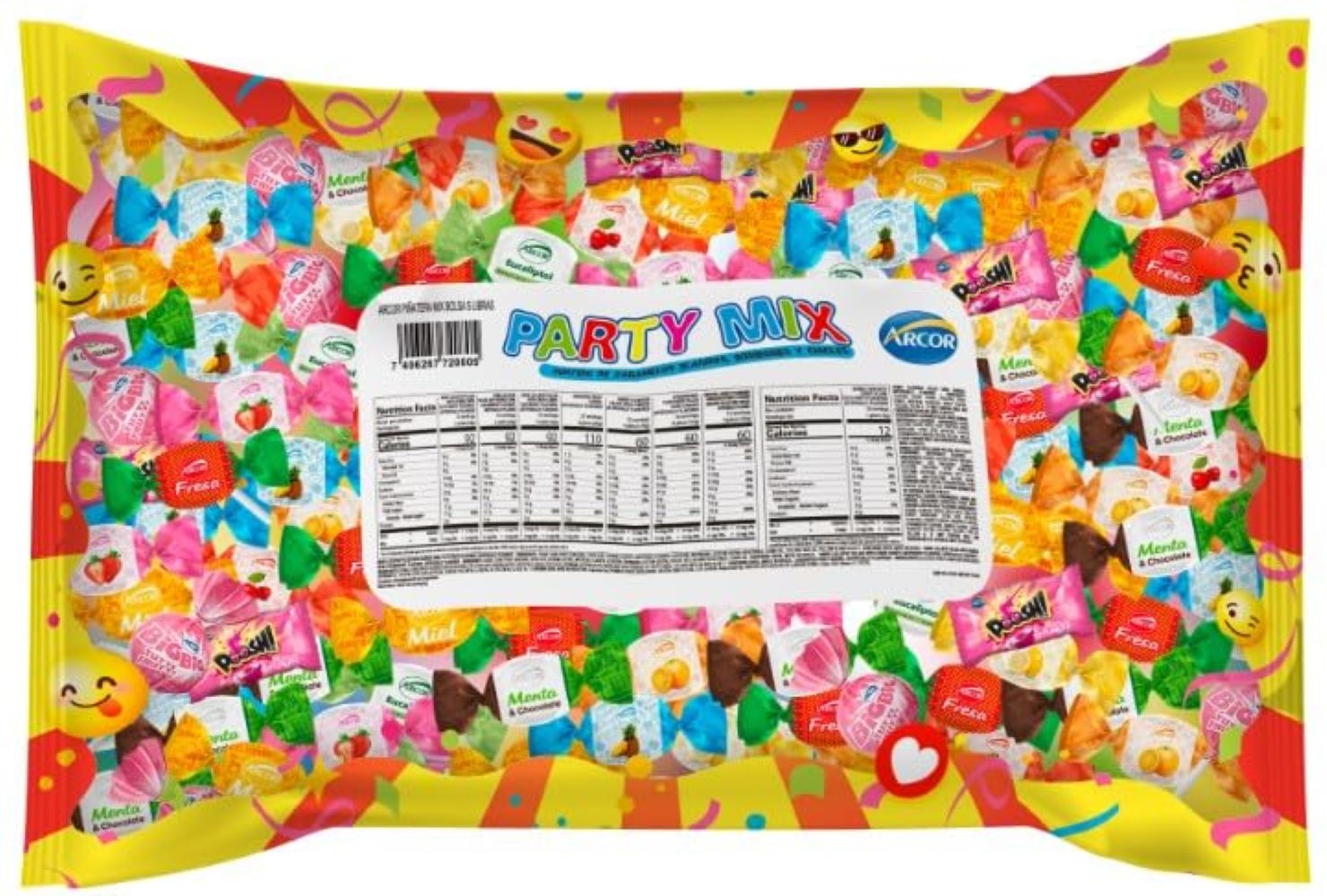 ASSORTIT Ultimate Party Mix – 5 lb Bulk Candy – Hard Candies, Lollipops, Fruit Chews – Fruity Flavors – Ideal for Celebrations, Gifts & Sharing (80 oz)