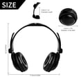 thumbnail image 6 of Olyre Mini Pet Headphones for Small Dogs Cats Stuffed Animals, Pets Stuffed Animals Fabric Dolls Dress up Headphone Models with Adjustable Headband for Party Favors Costumes Cosplay Photo Props, 6 of 8