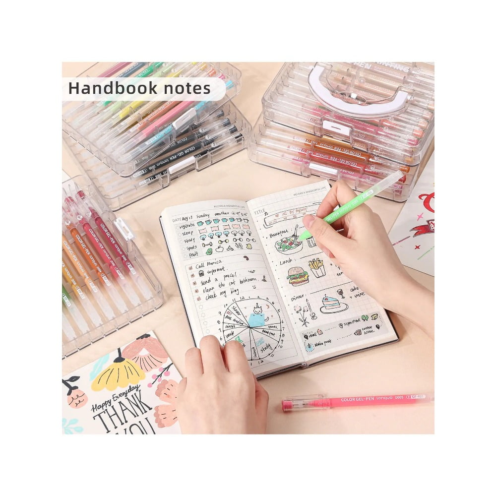 99 Colors Neutral Pen Multi-Color Handbook Pen Color Gel Pen Writing Painting Drawing Marker Stationery