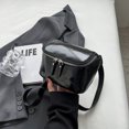 thumbnail image 3 of Paquete de pecho para mujer, bolsos de mensajero de moda informal, monedero de diseñador simple (negro) Likrtyny Para Estrenar, 3 of 9