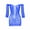 Blue, variant on Womens Lingerie Long Sleeve Mesh Wrap Hip Slim Sexy Coat Lingerie Green One Size