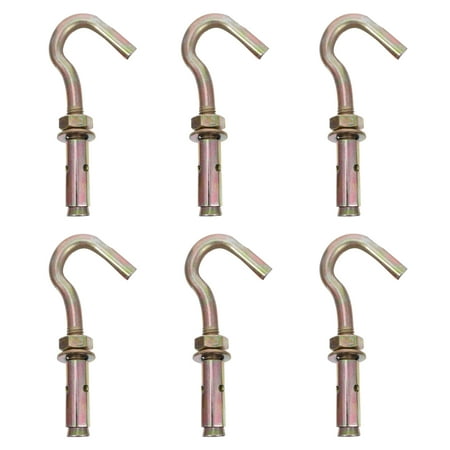 

NUOLUX Ceiling Hook Hanging Hooks Drop Clips Chandelier Hanger Planter Kit Sign Grid Heavy Fan Duty Hanger Metalj Hooks