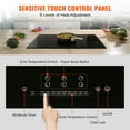 thumbnail image 4 of VEVOR Electric Cooktop, 5 Burners, 30'' Induction Stove Top, Built-in Magnetic Cooktop 9200W, 9 Heating Level Multifunctional Burner, LED Touch Screen w/ Child Lock & Over-Temperature Protection, 4 of 9
