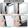 thumbnail image 7 of Car Door Seal Rubber Edge Trim Car Weather Striping Door Rubber Seal Strip Trim Seal Automotive Weather Stripping Edge Guard for Cars Trucks, 7 of 7