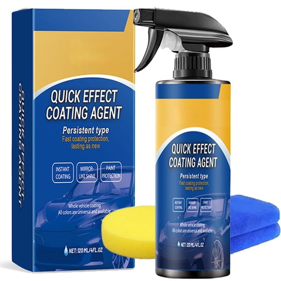 Advanced Car Quick-Acting Coating Agent Spray, 3 in 1 High Protection Quick Car Coating Spray, Restore Car Shine and Long-Lasting Protection (Pack of 1)