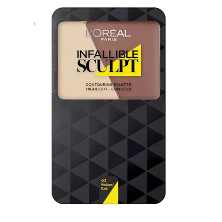 L’Oréal Infallible Sculpt Contouring Palette – Medium/Dark 03