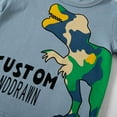 thumbnail image 5 of Hiijoy Little Boys Cotton T Shirt Dinosaur Print Short Sleeve T-Shirt, Blue, 5 of 6