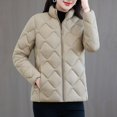 thumbnail image 6 of Women's Winter Short Puffy Coat Hooded Thermal Insulated Jacket For Cold Weather Fashionable Outerwear, 6 of 7