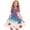 Multicolor C, variant on SGFCWSX Girls Patriotic Star Print Dress Short Sleeve Round Neck A-Line Flowy 4th of July Casual Sundress Multicolor Size 7 Years
