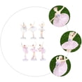 thumbnail image 4 of WORGEOUS 6pcs Creative Ballerina Crafts Decor Delicate Ballet Girl Ornament para el hogar, 4 of 9