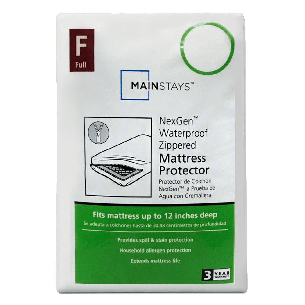 Mainstays NexGen Waterproof Zippered Mattress Protector, Full Walmart