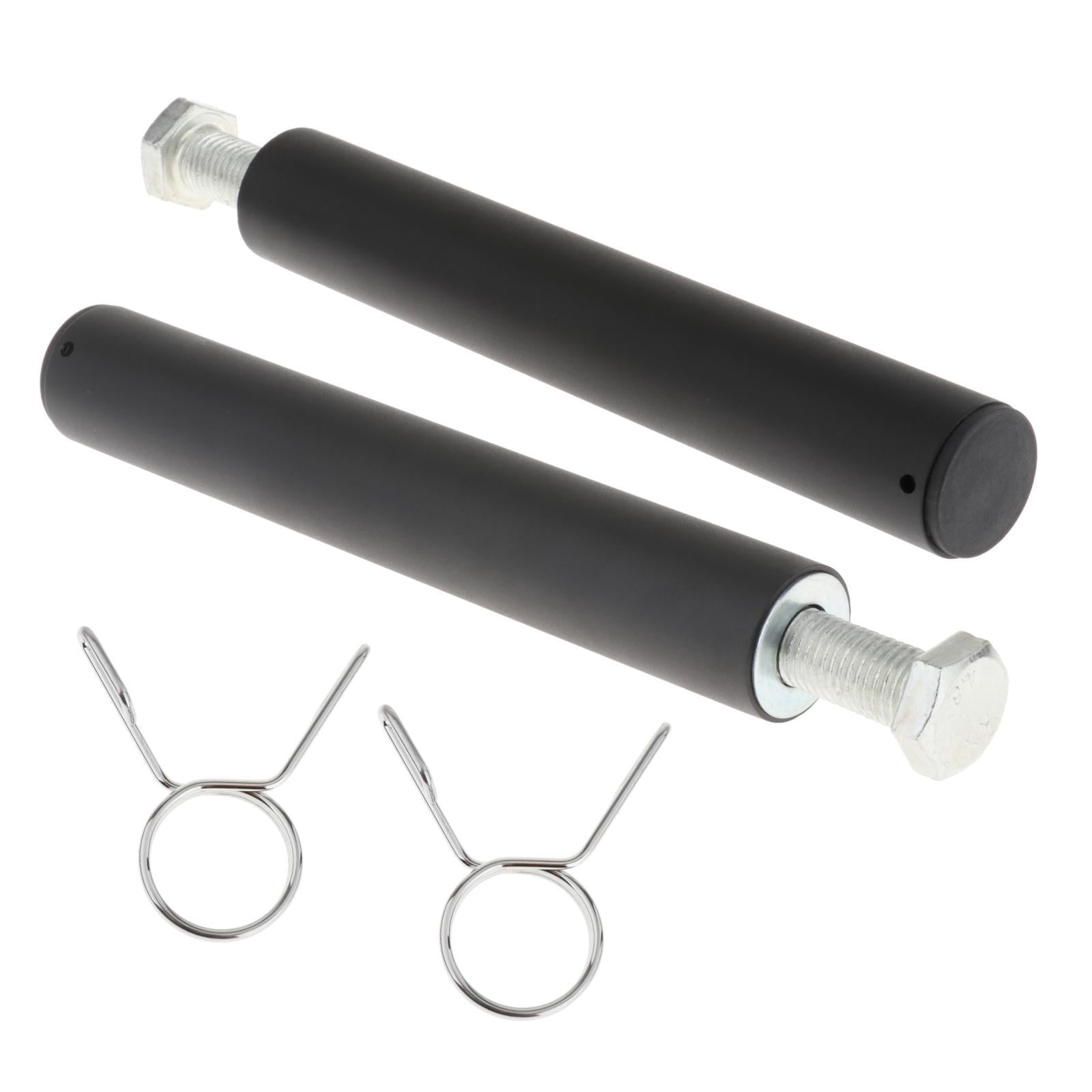 DimyFew 2 Pieces Weight Plates Holder Weight Plates Rack Steel Multifunction with Screws