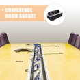 thumbnail image 3 of UPGRATOR Desktop Up Socket Hidden Socket Box for Conference Room 1Pcs 11.3x4.7x2.8in, 3 of 5