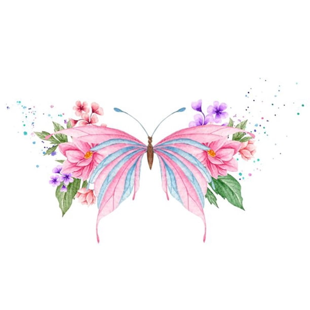 Cuadros Decorativos 11CT punto de cruz completo mariposa estampada DIY algodón costura Animal impreso JShteea Nuevos Originales