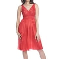 thumbnail image 1 of Women's Shadowline 37737 Silhouette 40 Inch Gown (Red S), 1 of 4