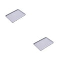 thumbnail image 4 of Maytalsory Versatile And Sturdy Rectangular Plastic Tray Kitchen Essential Bright large gray 2Set, 4 of 6