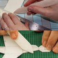 thumbnail image 5 of HLONK 1pc White ABS Origami Paper Creaser - Genuine Bone Folder Scoring Tool for DIY Crafts  Scrapbooking  Bookbinding  and Card Making  Bookbinding Essentials | Smooth Finish | Ergonomic, 5 of 5