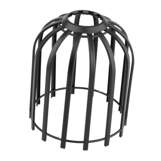 Pantalla de lámpara colgante de hierro, moderna, de metal ahuecado, con forma de jaula. 13cmx16cm