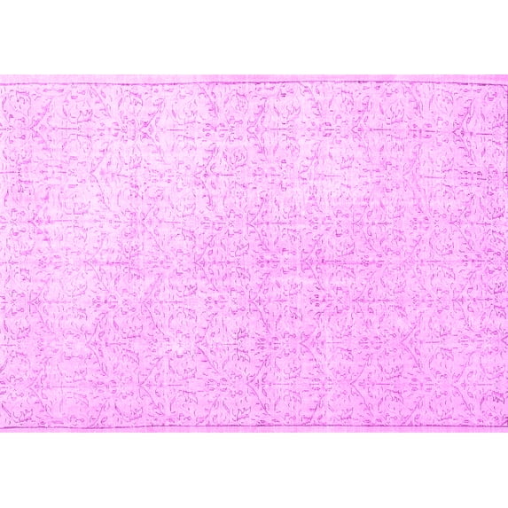 Ahgly Company Indoor Rectangle Persian Pink Traditional Area Rugs, 5' x 8'