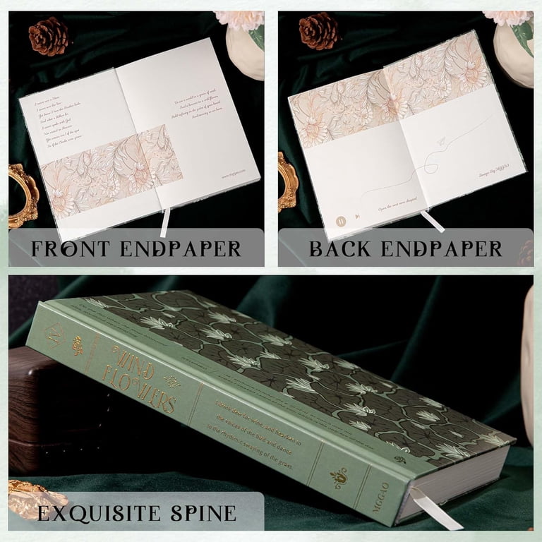 Carnet à Couverture Rigide A5 - 320 Pages Papier Épais, Idéal Pour Notes, Journal Ou Étude