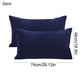 thumbnail image 3 of Fundas de almohada estándar de microfibra de 2, sensación suave de terciopelo, absorbente de humedad, resistente a arrugas, fundas antideslizantes para pelo y piel, tamaño estándar de 20x30 pulgadas, 3 of 6