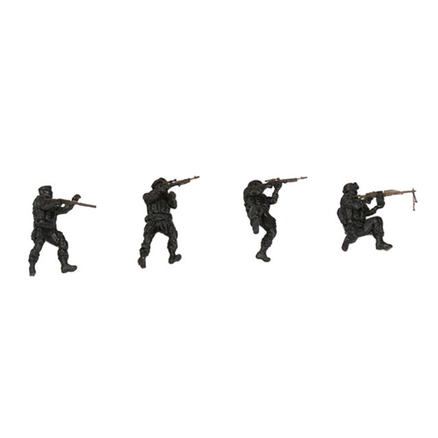 Figuras de policía especiales CUTICAT Pintadas a mano Escala 4x1:72 Policías figura
