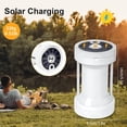 thumbnail image 2 of Lámpara solar LED para camping, recargable, 350 lúmenes, batería externa, 4 modos de iluminación, conector magnético tipo C con luz roja y linterna para camping, senderismo, pesca y emergencias., 2 of 5