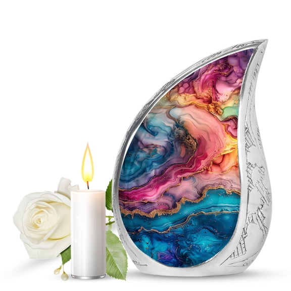 SUBSH Urn For Human Ashes Adult Men - Large Urn For Ashes Dad - Funeral Urn For Adult Ashes Women - Cremation Urns For Women - Cremation Urns