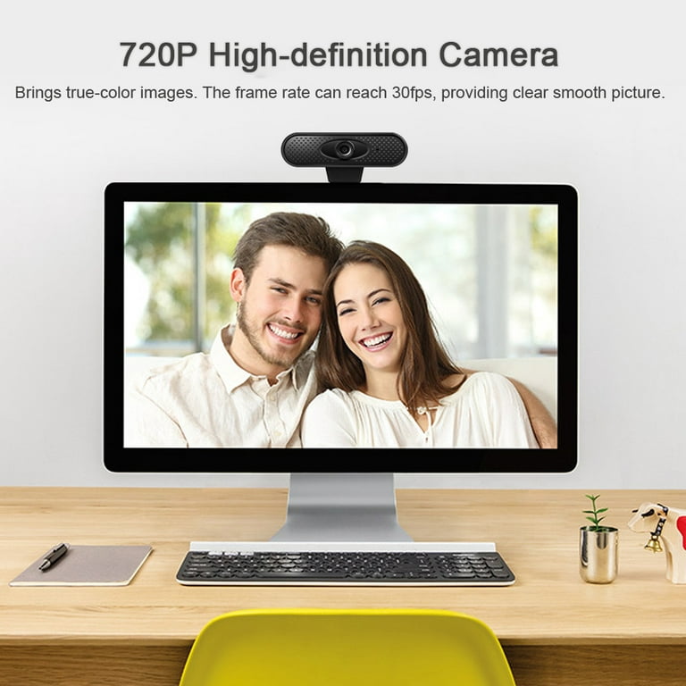 Dcenta 720P USB Webcam Computer Web Camera Built-in Microphone Drive-free Web for Laptop Desktop PC - Walmart.com