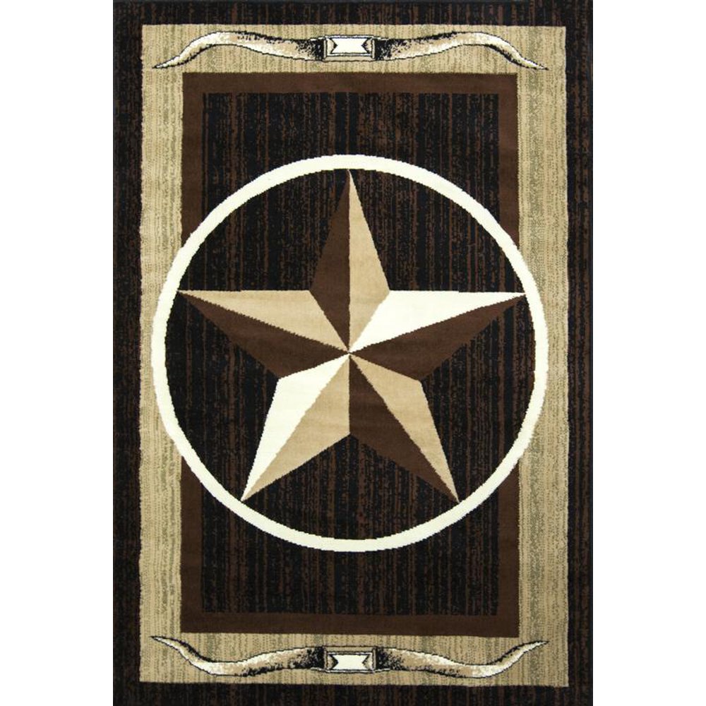 Texas Star Brown/Beige Area Rug Nairobi 1156 Brown 8' x 10' Walmart